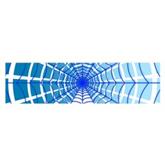 Cobweb Network Points Lines Satin Scarf (oblong) by Amaryn4rt