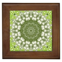 Mandala Center Strength Motivation Framed Tiles by Amaryn4rt