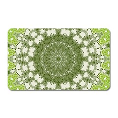 Mandala Center Strength Motivation Magnet (rectangular) by Amaryn4rt