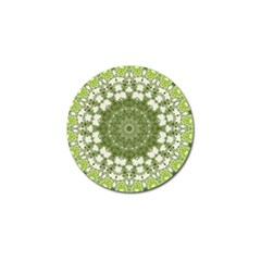 Mandala Center Strength Motivation Golf Ball Marker by Amaryn4rt