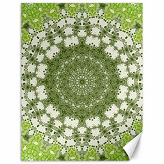 Mandala Center Strength Motivation Canvas 12  X 16   by Amaryn4rt