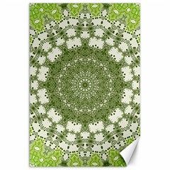 Mandala Center Strength Motivation Canvas 20  X 30   by Amaryn4rt