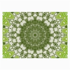 Mandala Center Strength Motivation Large Glasses Cloth by Amaryn4rt