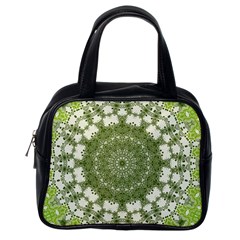 Mandala Center Strength Motivation Classic Handbags (one Side) by Amaryn4rt