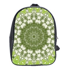 Mandala Center Strength Motivation School Bags(large)  by Amaryn4rt