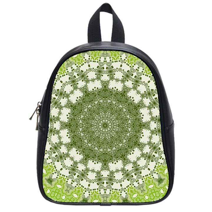 Mandala Center Strength Motivation School Bags (Small) 