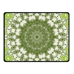 Mandala Center Strength Motivation Fleece Blanket (small) by Amaryn4rt