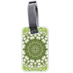 Mandala Center Strength Motivation Luggage Tags (Two Sides) Front