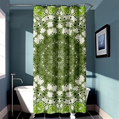 Mandala Center Strength Motivation Shower Curtain 36  X 72  (stall)  by Amaryn4rt