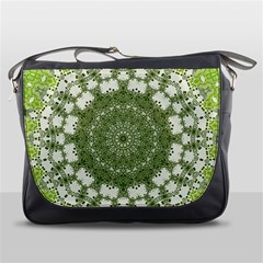 Mandala Center Strength Motivation Messenger Bags