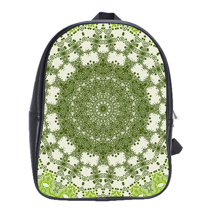 Mandala Center Strength Motivation School Bags (XL) 