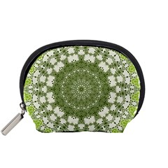 Mandala Center Strength Motivation Accessory Pouches (small)  by Amaryn4rt