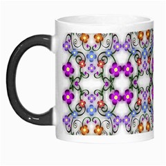 Floral Ornament Baby Girl Design Morph Mugs by Amaryn4rt