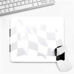 Flag Chess Corse Race Auto Road Large Mousepads by Amaryn4rt