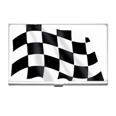 Flag Chess Corse Race Auto Road Business Card Holders