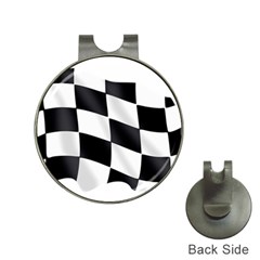 Flag Chess Corse Race Auto Road Hat Clips With Golf Markers by Amaryn4rt