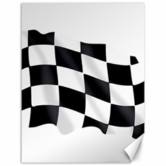 Flag Chess Corse Race Auto Road Canvas 12  X 16   by Amaryn4rt