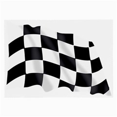 Flag Chess Corse Race Auto Road Large Glasses Cloth by Amaryn4rt