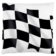 Flag Chess Corse Race Auto Road Large Cushion Case (one Side) by Amaryn4rt