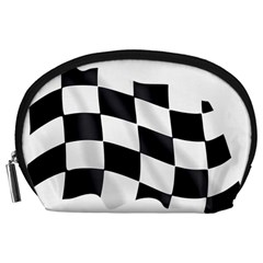 Flag Chess Corse Race Auto Road Accessory Pouches (large)  by Amaryn4rt