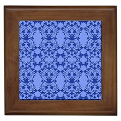 Floral Ornament Baby Boy Design Framed Tiles by Amaryn4rt