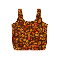 Pattern Background Ethnic Tribal Full Print Recycle Bags (s) 