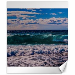 Wave Foam Spray Sea Water Nature Canvas 8  X 10  by Amaryn4rt