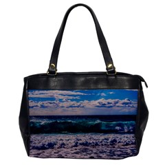 Wave Foam Spray Sea Water Nature Office Handbags by Amaryn4rt