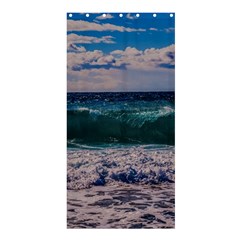 Wave Foam Spray Sea Water Nature Shower Curtain 36  X 72  (stall)  by Amaryn4rt