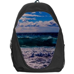 Wave Foam Spray Sea Water Nature Backpack Bag