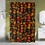 Pattern Background Ethnic Tribal Shower Curtain 48  x 72  (Small)  Curtain(48  X 72 ) - 42.18 x64.8  Curtain(48  X 72 )