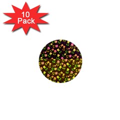 Flowers Roses Floral Flowery 1  Mini Magnet (10 Pack)  by Amaryn4rt