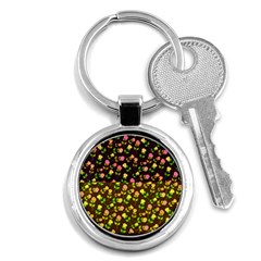 Flowers Roses Floral Flowery Key Chains (round)  by Amaryn4rt