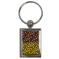 Flowers Roses Floral Flowery Key Chains (rectangle)  by Amaryn4rt