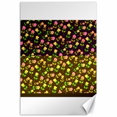 Flowers Roses Floral Flowery Canvas 20  X 30   by Amaryn4rt