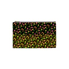 Flowers Roses Floral Flowery Cosmetic Bag (small)  by Amaryn4rt