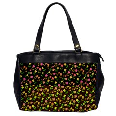 Flowers Roses Floral Flowery Office Handbags by Amaryn4rt