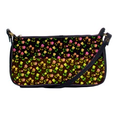 Flowers Roses Floral Flowery Shoulder Clutch Bags by Amaryn4rt