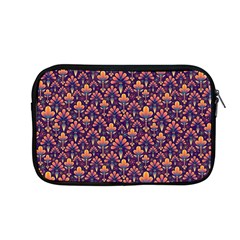 Abstract Background Floral Pattern Apple Macbook Pro 13  Zipper Case