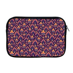 Abstract Background Floral Pattern Apple Macbook Pro 17  Zipper Case by Amaryn4rt