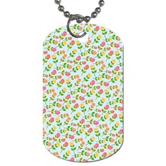 Flowers Roses Floral Flowery Dog Tag (One Side)