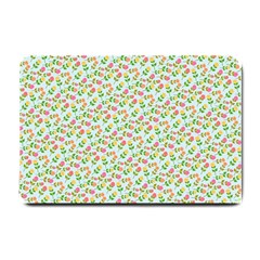 Flowers Roses Floral Flowery Small Doormat 