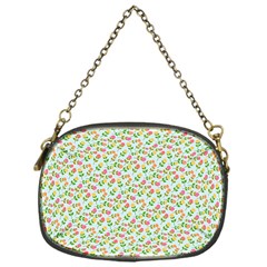 Flowers Roses Floral Flowery Chain Purses (One Side) 