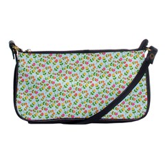 Flowers Roses Floral Flowery Shoulder Clutch Bags