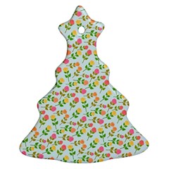 Flowers Roses Floral Flowery Ornament (Christmas Tree) 