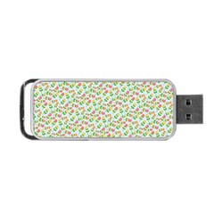 Flowers Roses Floral Flowery Portable USB Flash (One Side)