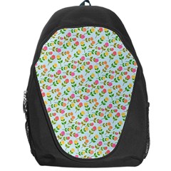 Flowers Roses Floral Flowery Backpack Bag by Amaryn4rt