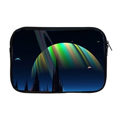 Planets In Space Stars Apple Macbook Pro 17  Zipper Case