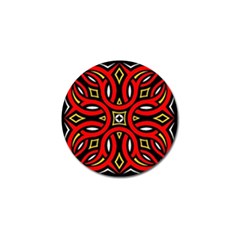 Traditional Art Pattern Golf Ball Marker (4 Pack) by Amaryn4rt