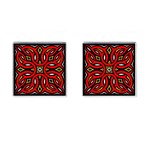 Traditional Art Pattern Cufflinks (Square) Front(Pair)